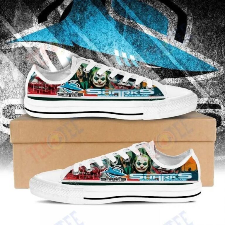 NRL Cronulla-Sutherland Sharks Joker Low Top Shoes