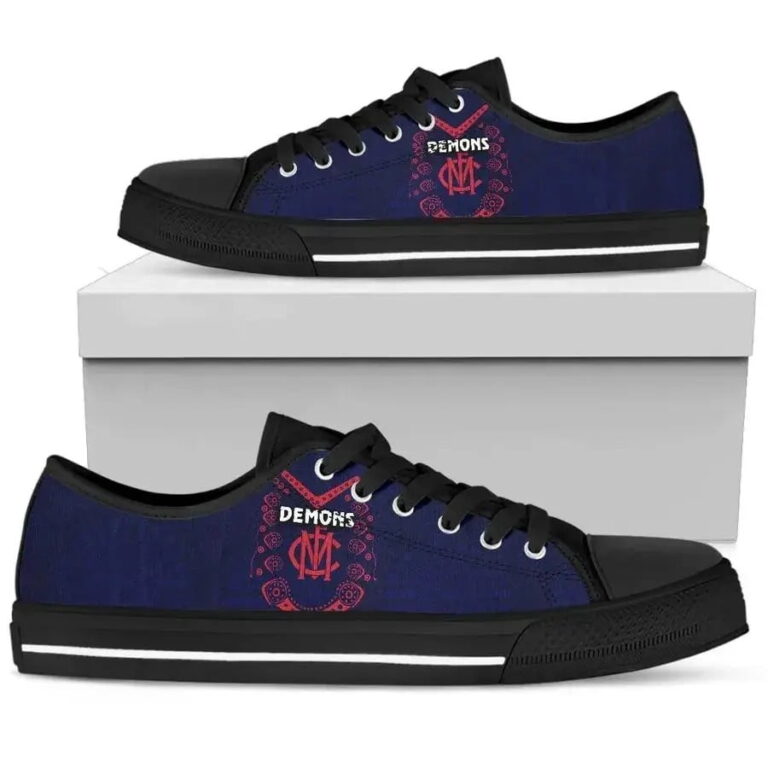 AFL Melbourne Demons Indigenous Low Top Shoes
