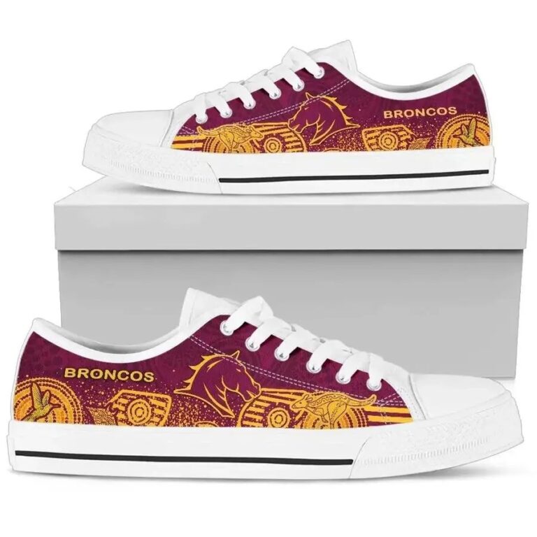 NRL Brisbane Broncos Indigenous Low Top Shoes