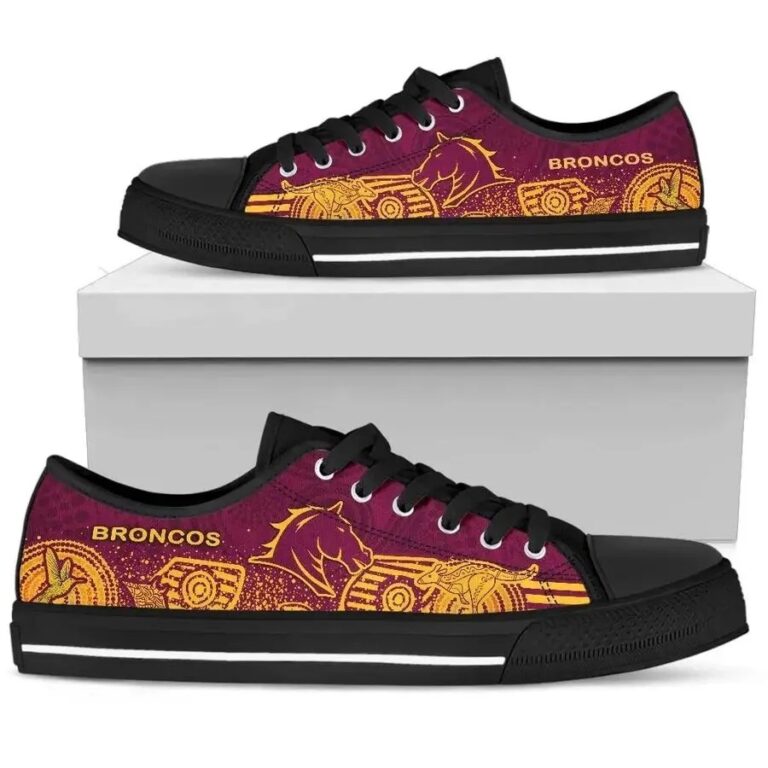 NRL Brisbane Broncos Indigenous Low Top Shoes