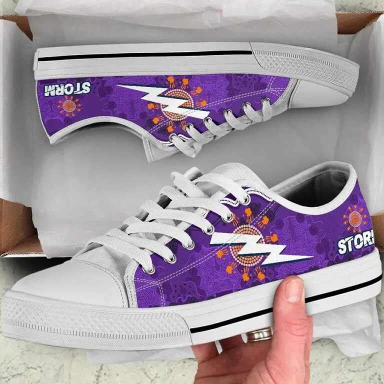 NRL Melbourne Storm Indigenous Aboriginal Low Top Shoes