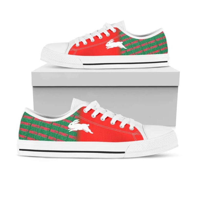 NRL South Sydney Rabbitohs Low Top Shoes