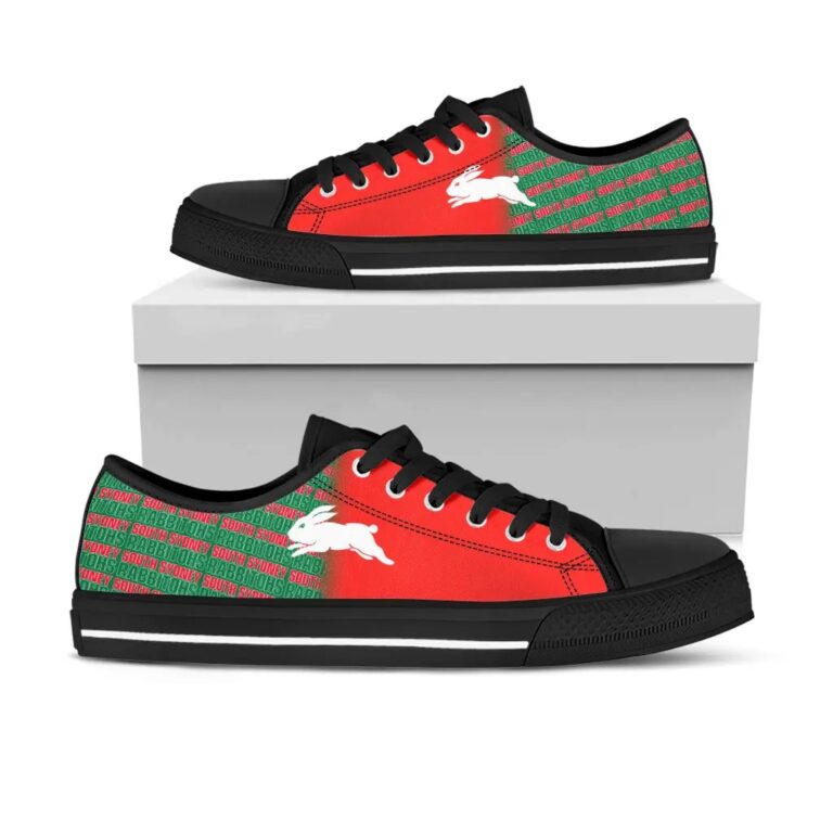 NRL South Sydney Rabbitohs Low Top Shoes