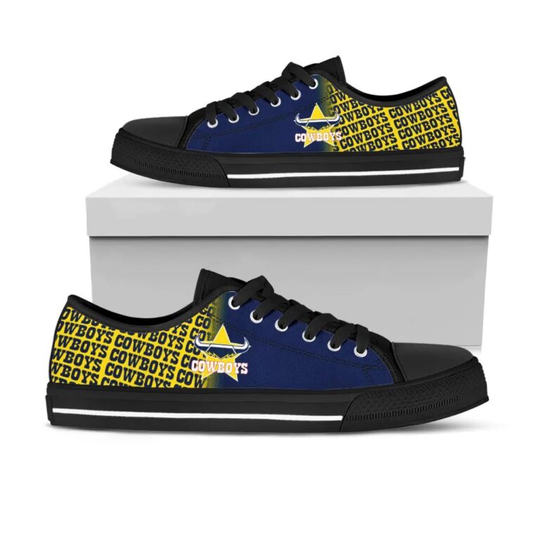 NRL North Queensland Cowboys Low Top Shoes