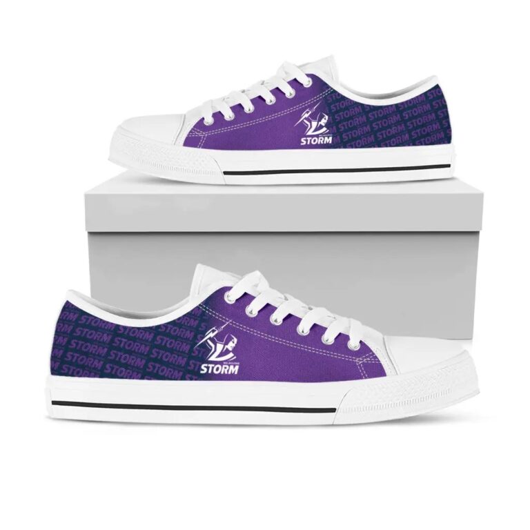 NRL Melbourne Storm Low Top Shoes