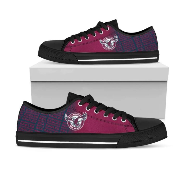 NRL Manly Warringah Sea Eagles Low Top Shoes
