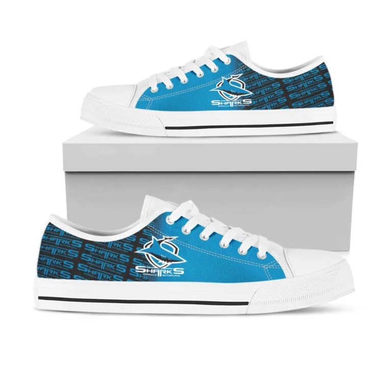 NRL Cronulla-Sutherland Sharks Low Top Shoes