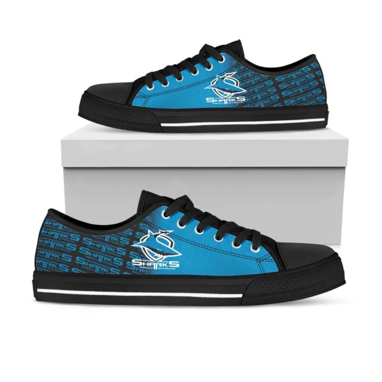 NRL Cronulla-Sutherland Sharks Low Top Shoes