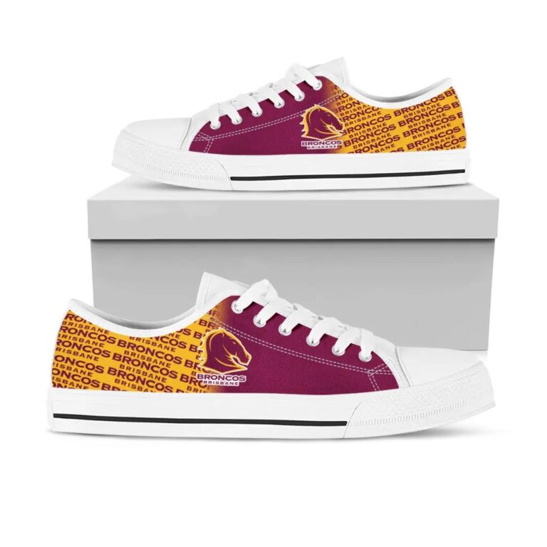 NRL Brisbane Broncos Low Top Shoes