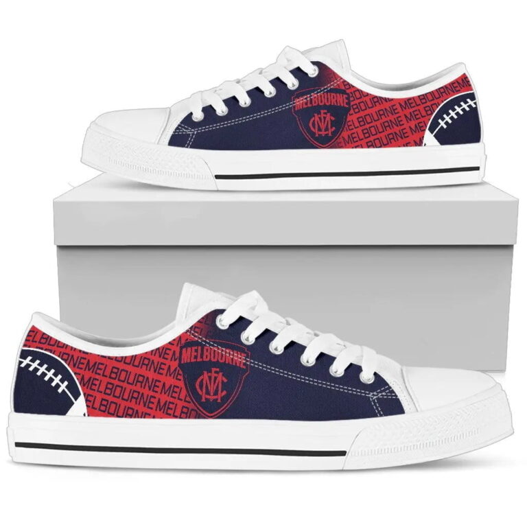 AFL Melbourne Demons Low Top Shoes