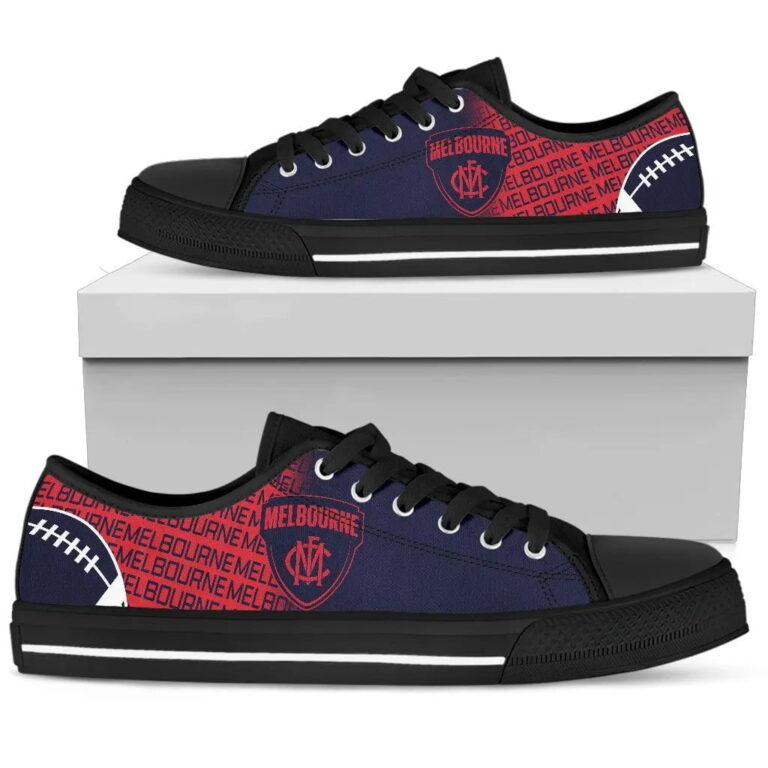 AFL Melbourne Demons Low Top Shoes