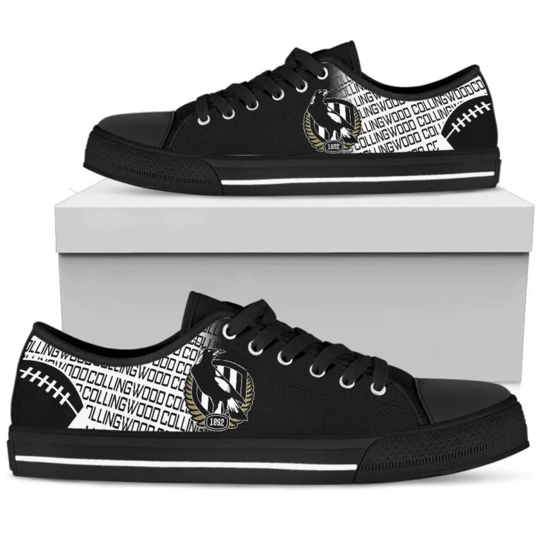 AFL Collingwood Magpies Low Top Shoes