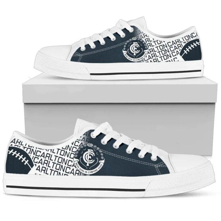 AFL Carlton Blues Low Top Shoes