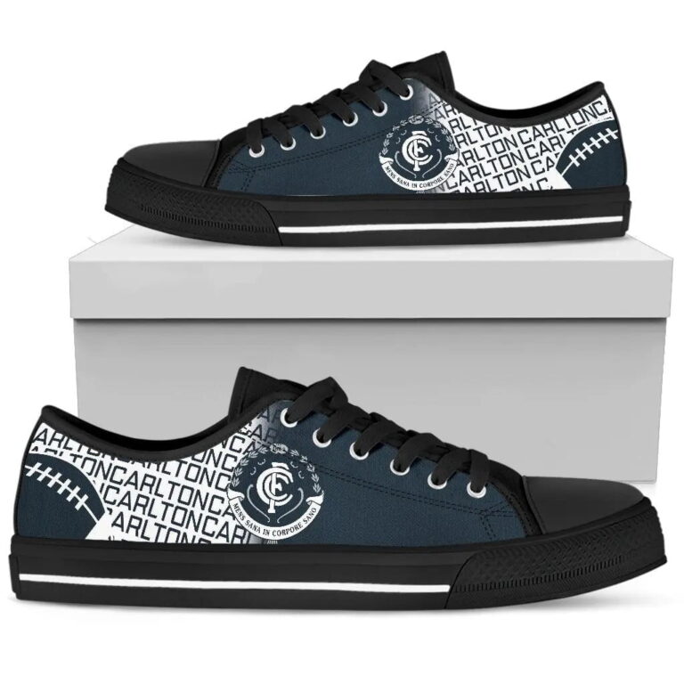 AFL Carlton Blues Low Top Shoes