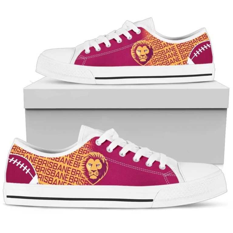 AFL Brisbane Lions Low Top Shoes