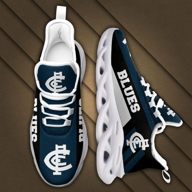 AFL Carlton Blues Black Max Soul Shoes