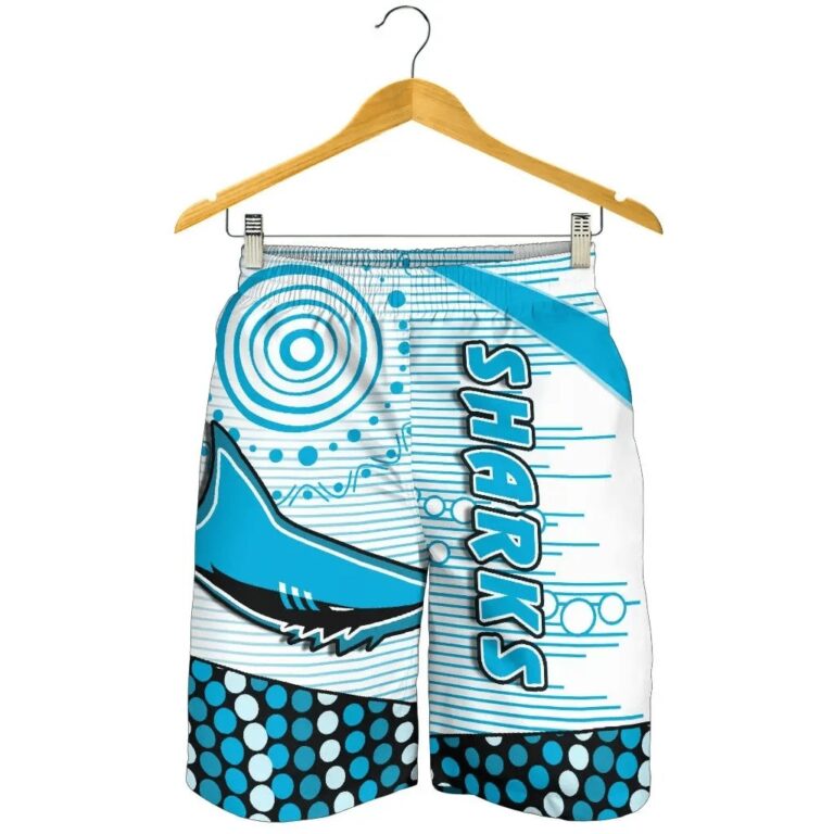 NRL Sharks Men Shorts Cronulla Indigenous Unique K13