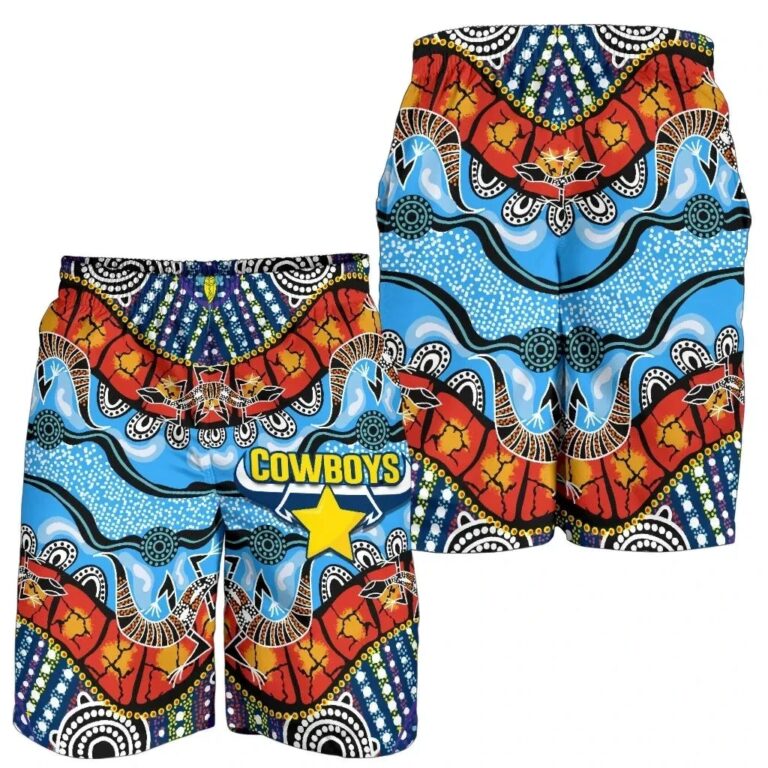 NRL Cowboys Indigenous Men Shorts K4