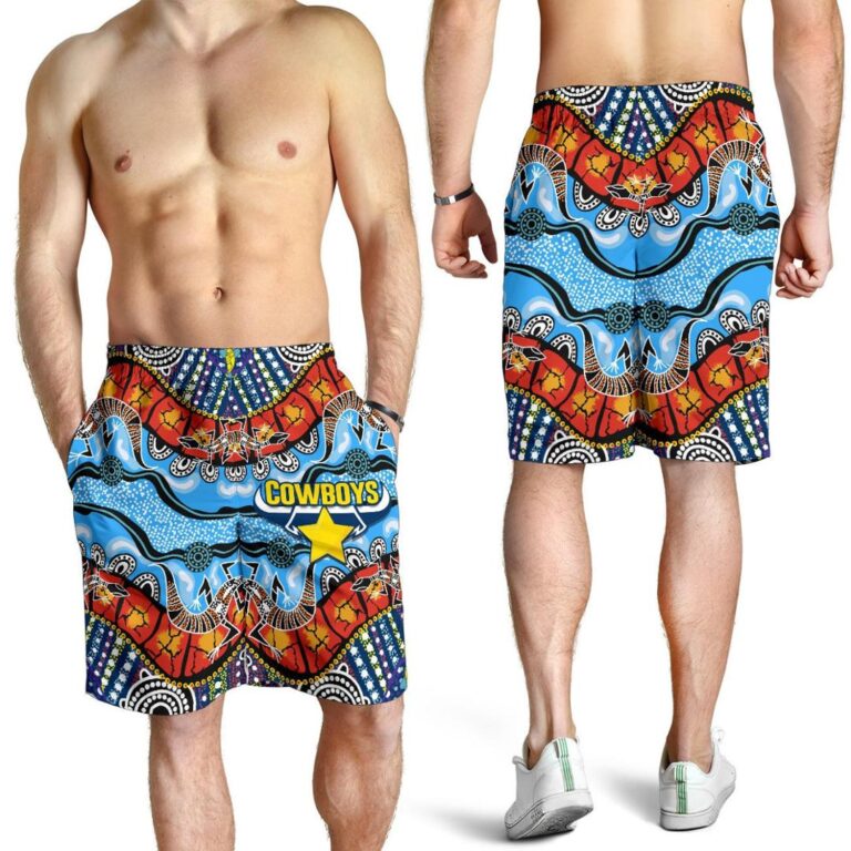 NRL Cowboys Indigenous Men Shorts K4