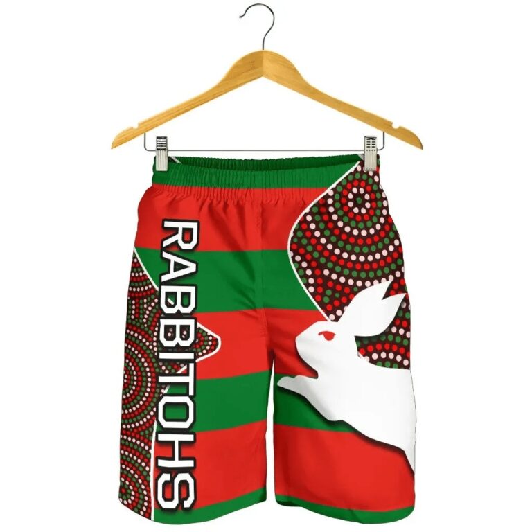 NRL Rabbitohs All Over Print Men's Shorts TH4
