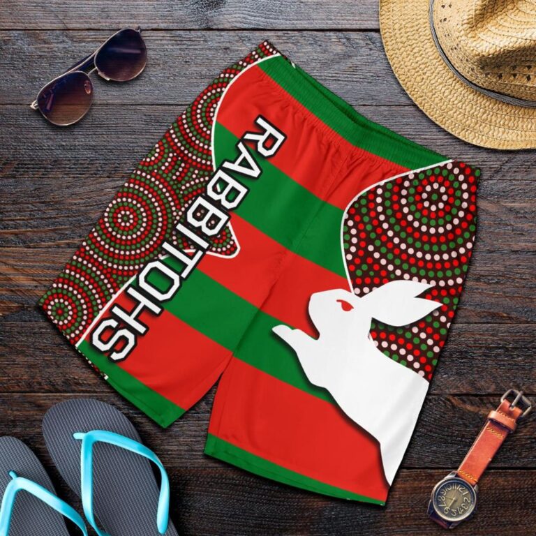NRL Rabbitohs All Over Print Men's Shorts TH4