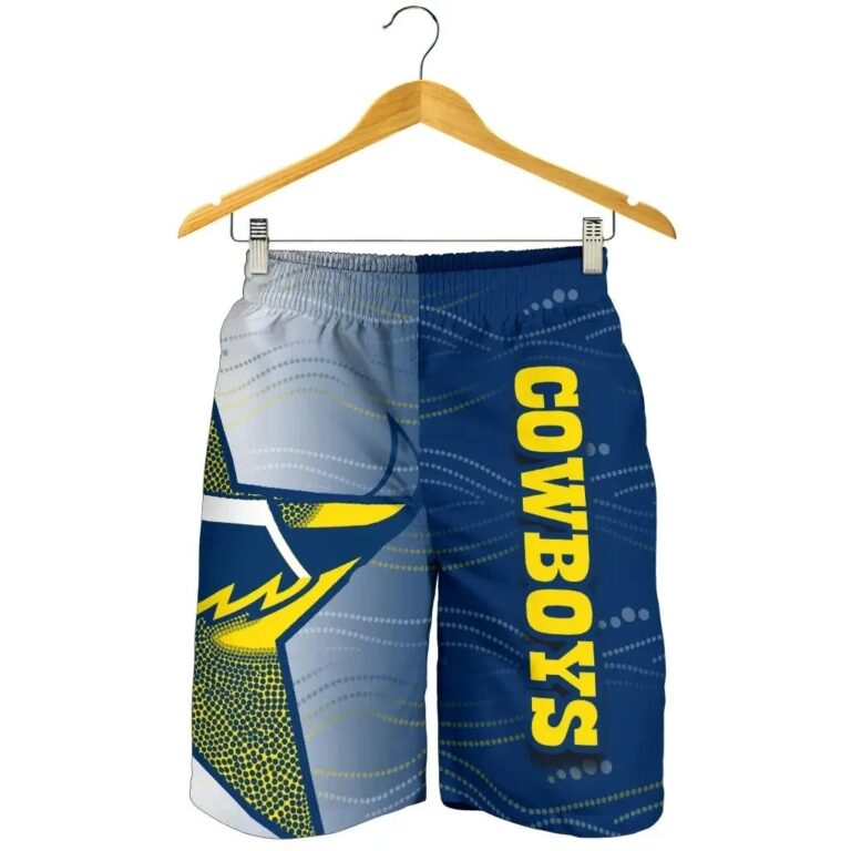 NRL Cowboys All Over Print Men's Shorts Aboriginal Style TH4