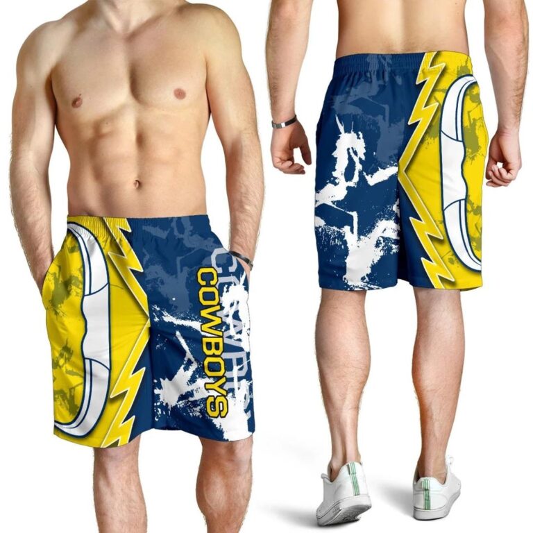 NRL Cowboys All Over Print Men's Shorts TH4