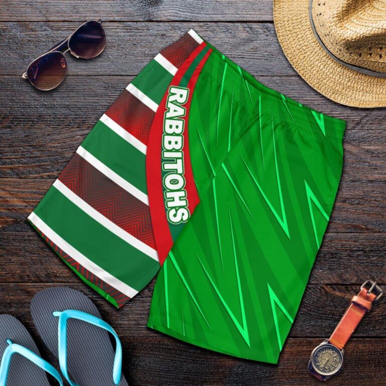 NRL South Sydney Rabbitohs Men Shorts Victorian Vibes K36