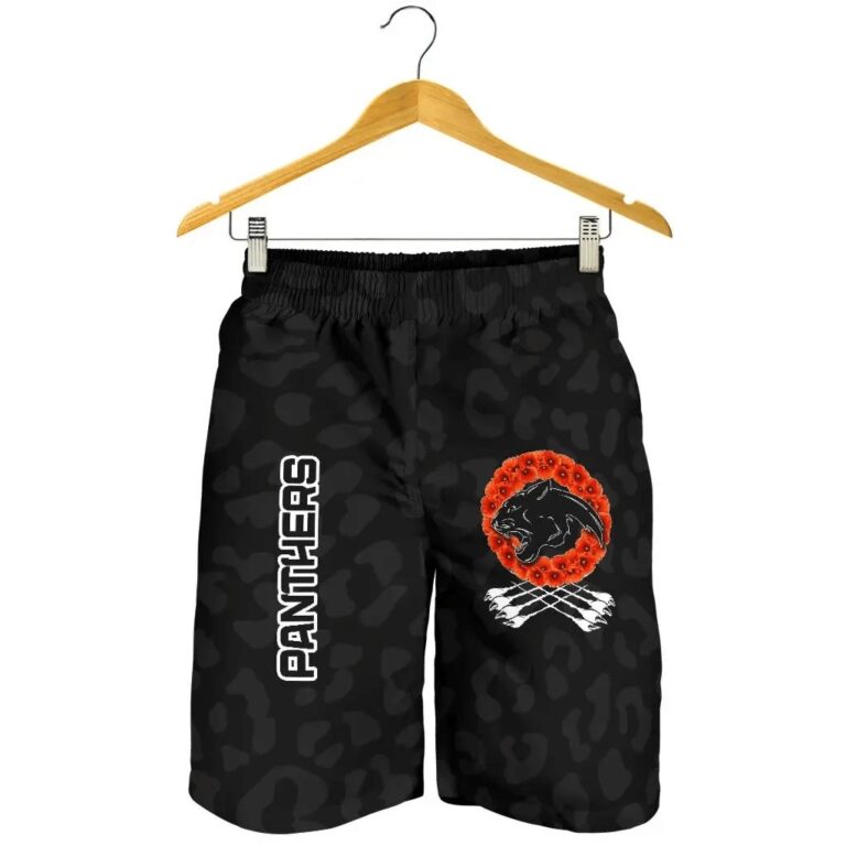 NRL Panthers Men Shorts Anzac Country Style K36