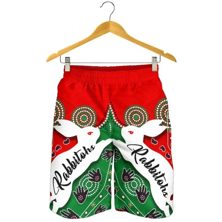 NRL Rabbitohs Forever Men Shorts Indigenous K4