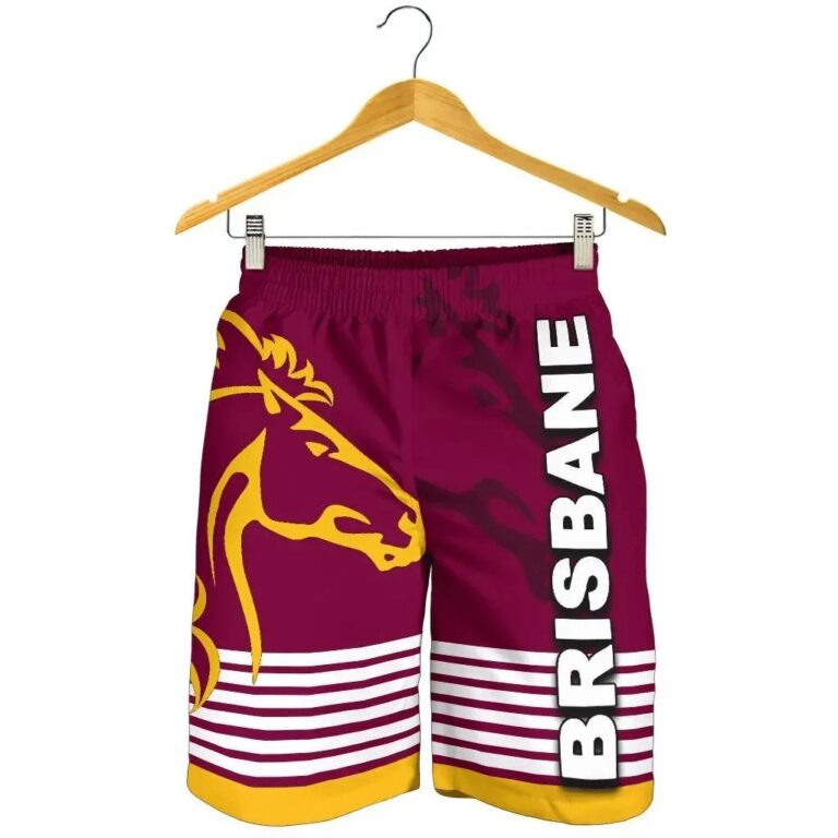 NRL Brisbane Broncos All Over Print Men's Shorts TH4
