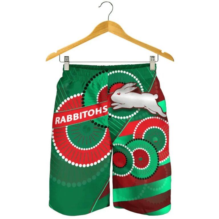 NRL Rabbitohs Men Shorts Indigenous Bravery K13