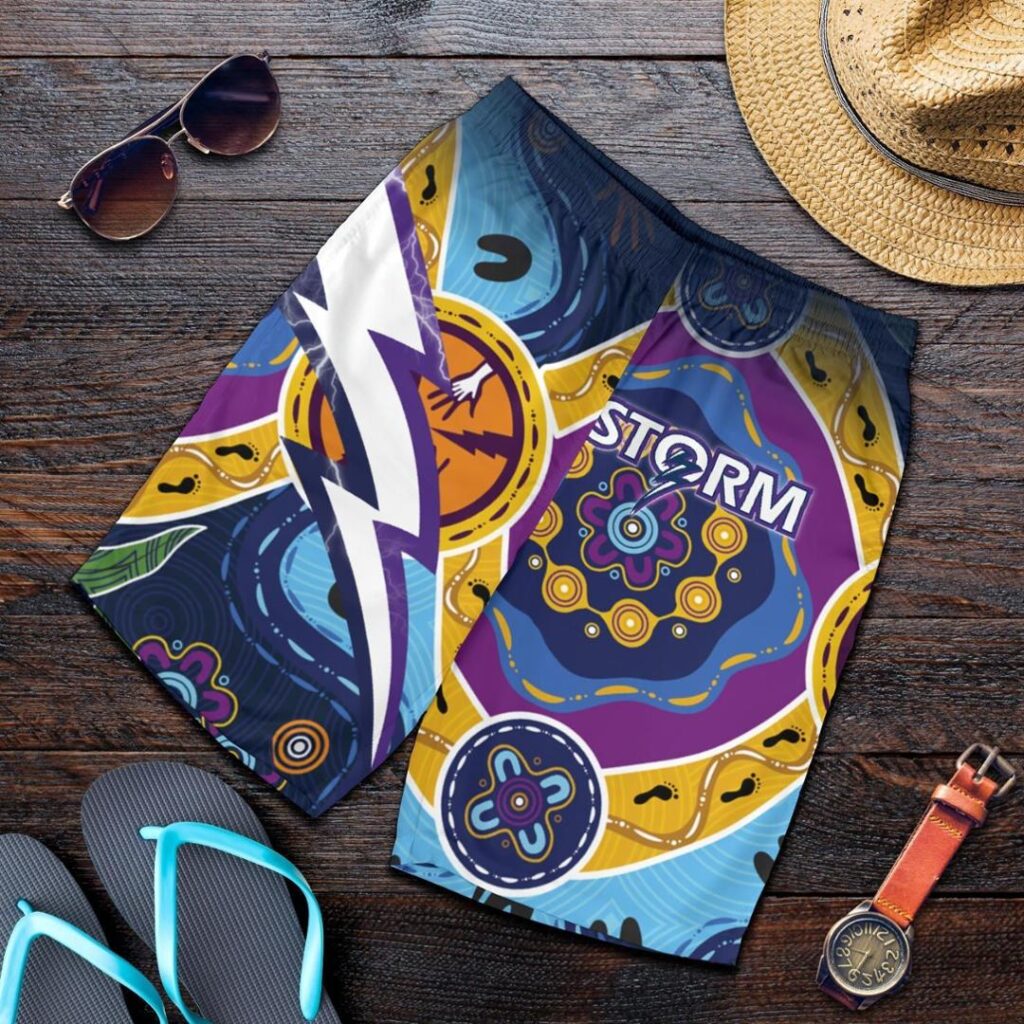 NRL Storm Indigenous Men's Shorts Melbourne TH5