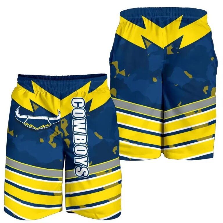 NRL Camouflage Cowboys Anzac Men Shorts North Queensland K13