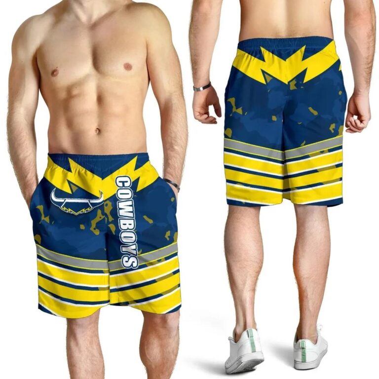 NRL Camouflage Cowboys Anzac Men Shorts North Queensland K13