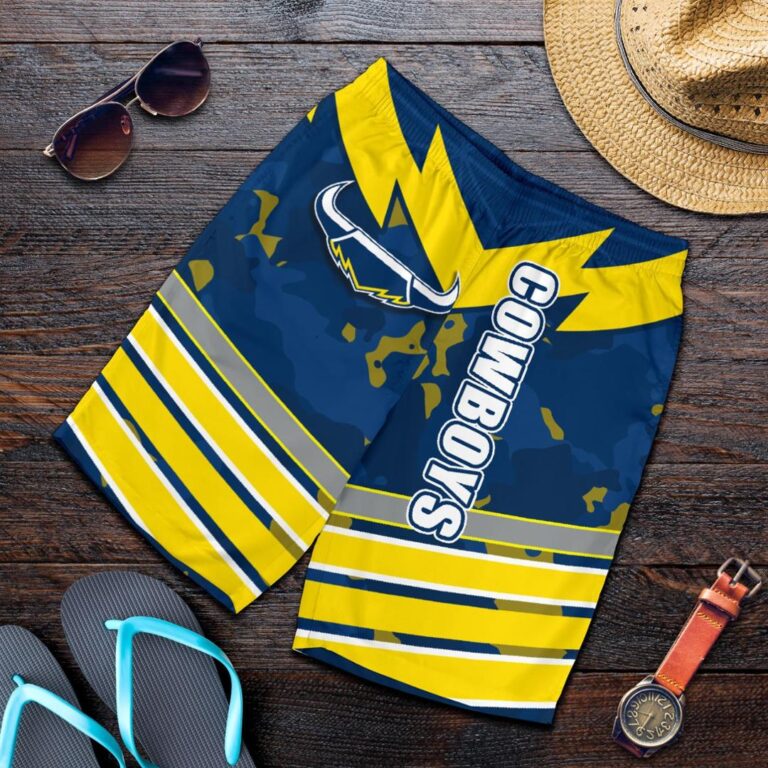 NRL Camouflage Cowboys Anzac Men Shorts North Queensland K13