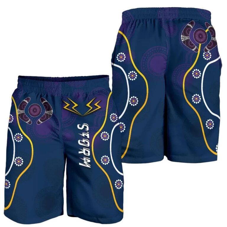 NRL Storm Men Shorts Melbourne Indigenous Champion K13