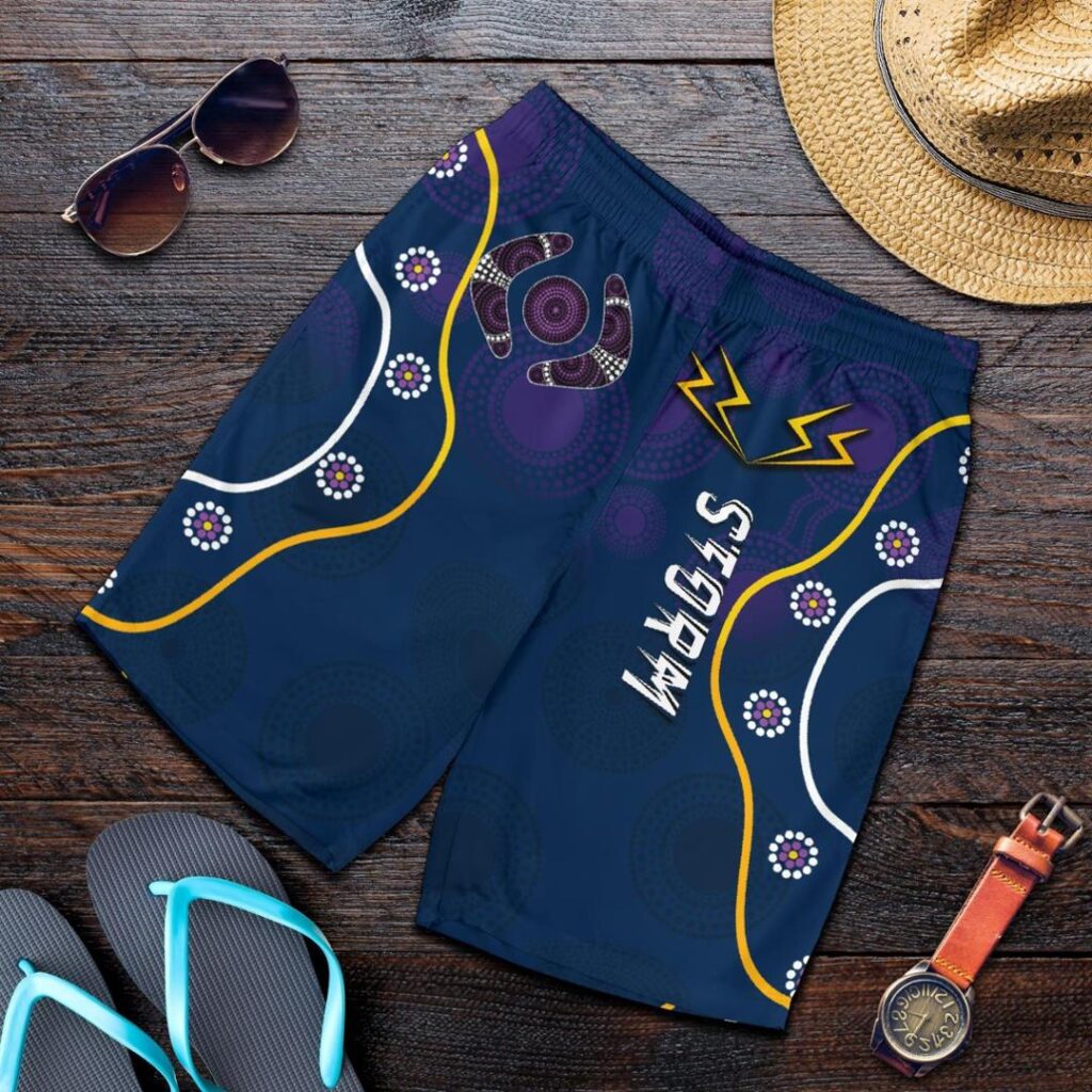 NRL Storm Men Shorts Melbourne Indigenous Champion K13