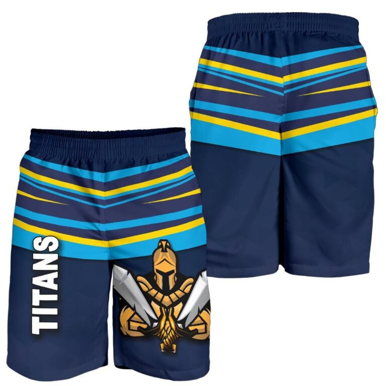 NRL Gold Coast Men Shorts Titans Gladiator - Full Navy K8