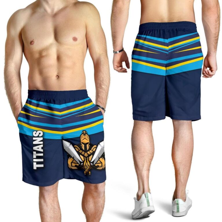 NRL Gold Coast Men Shorts Titans Gladiator - Full Navy K8