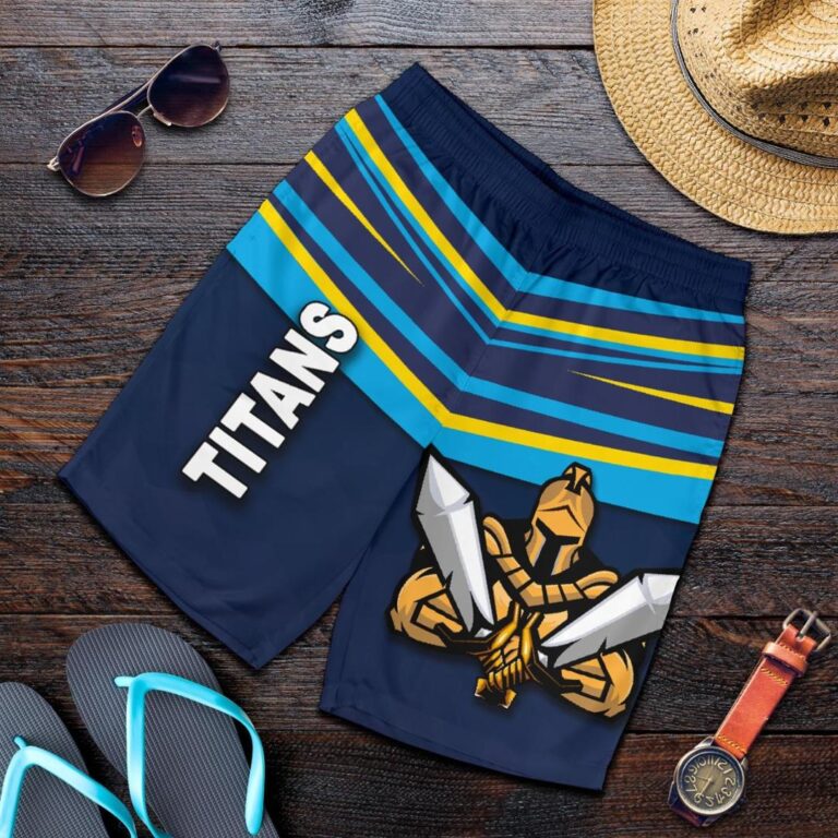 NRL Gold Coast Men Shorts Titans Gladiator - Full Navy K8