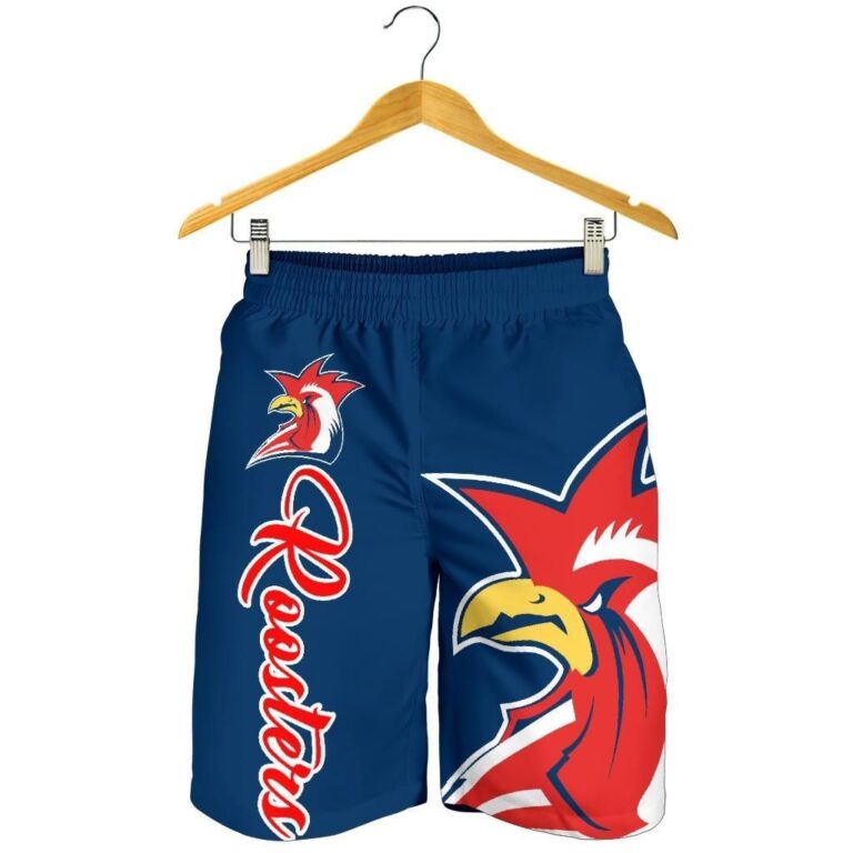 NRL Australia Roosters Men Shorts Rugby K4