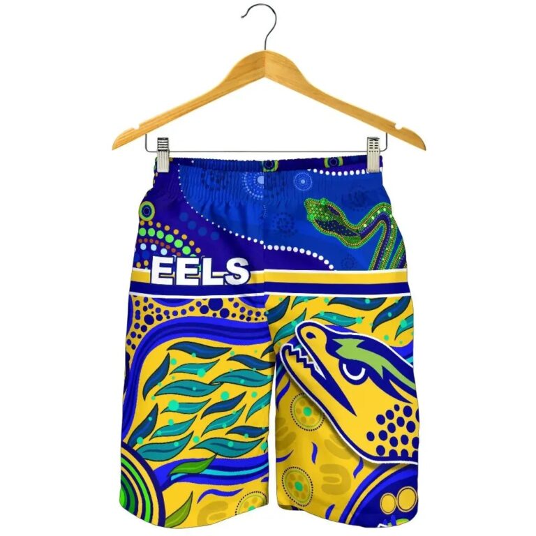 NRL Eels Indigenous Special Men Shorts Version Gold K13