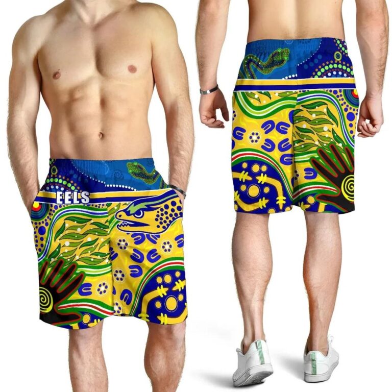 NRL Eels Naidoc Special Men Shorts K13