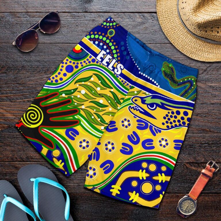 NRL Eels Naidoc Special Men Shorts K13
