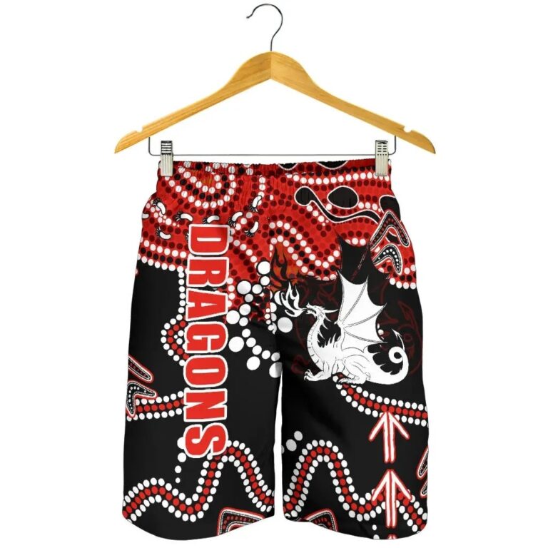 NRL Dragons Men Shorts St. George Indigenous Limited K13