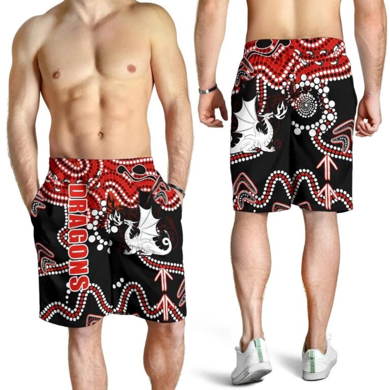 NRL Dragons Men Shorts St. George Indigenous Limited K13