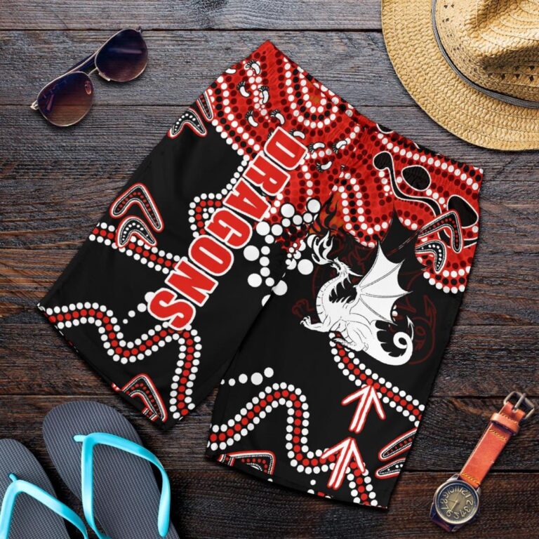 NRL Dragons Men Shorts St. George Indigenous Limited K13