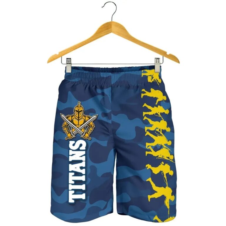 NRL Gold Coast Titans Men Shorts Anzac Country Style K36