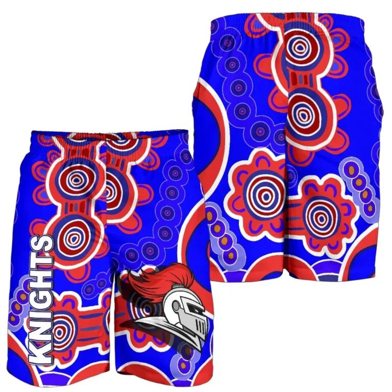 NRL Newcastle Knights Men Shorts Indigenous K8